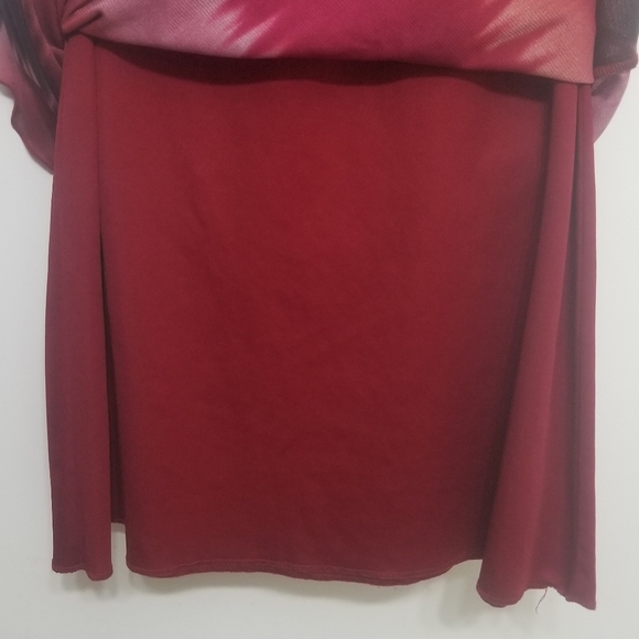 Stunning! EUC striped red skirt - Picture 4 of 4